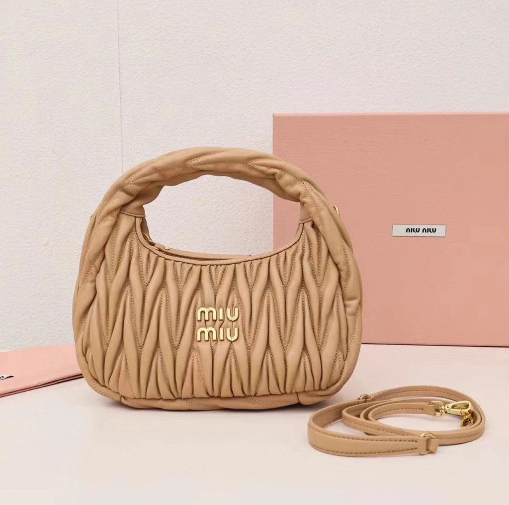 Textured Soft-Handle Shoulder Bag