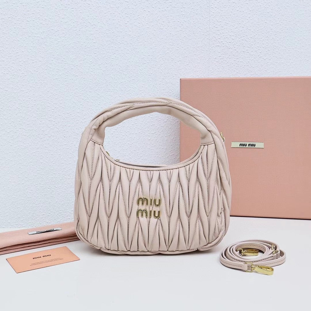 Textured Soft-Handle Shoulder Bag