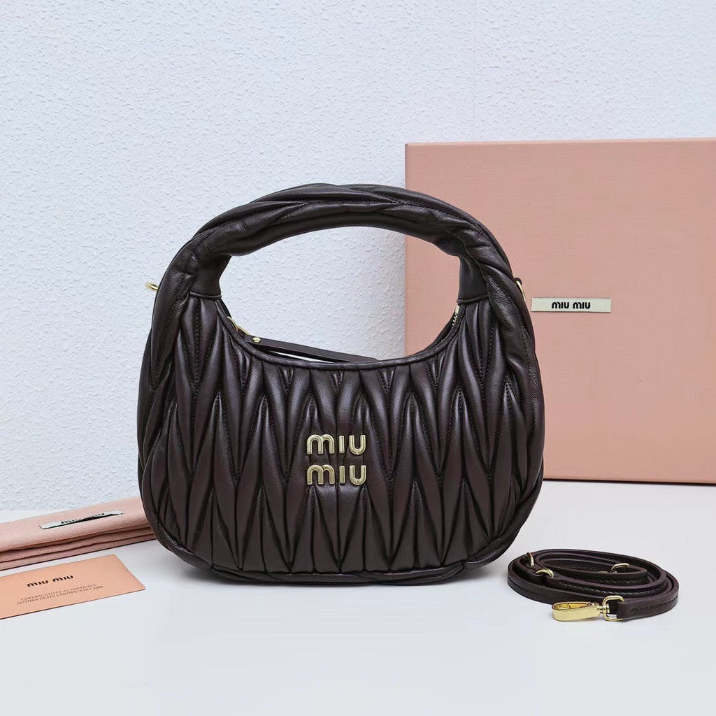 Textured Soft-Handle Shoulder Bag