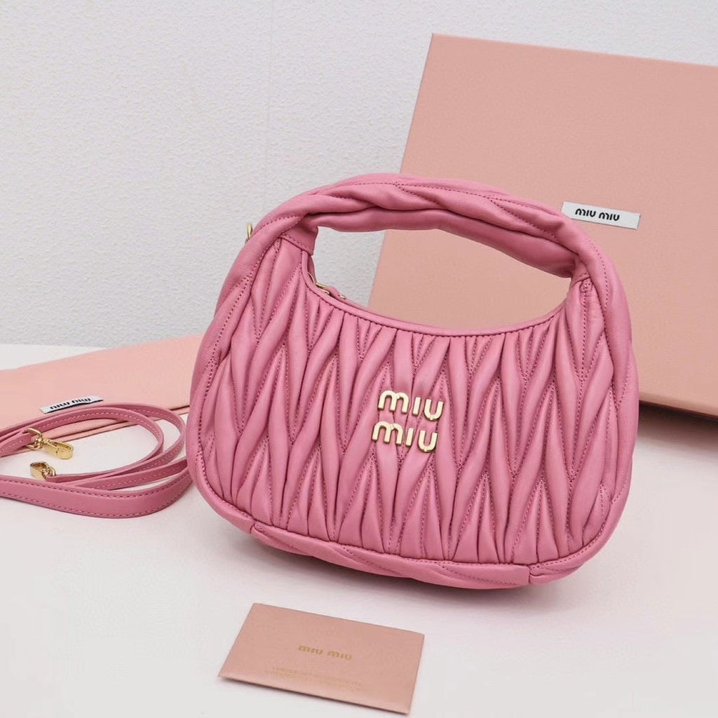 Textured Soft-Handle Shoulder Bag
