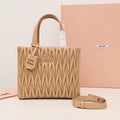 Textured Bag with Detachable Strap