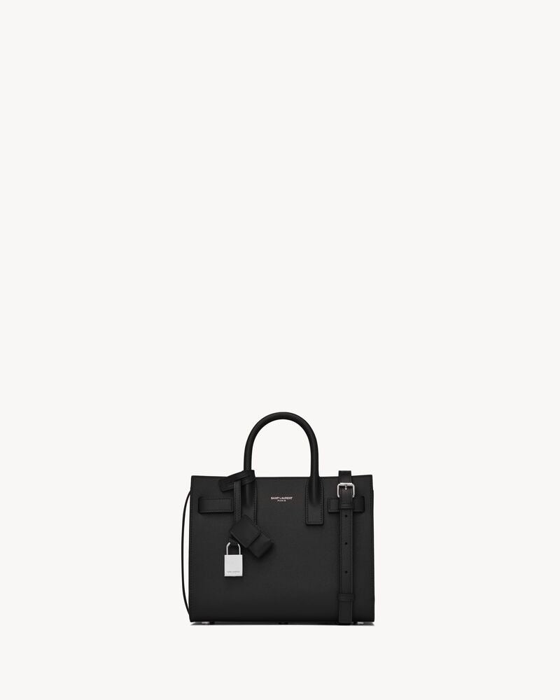 Saint Laurent Sac De Jour In Grained Leather - Nano