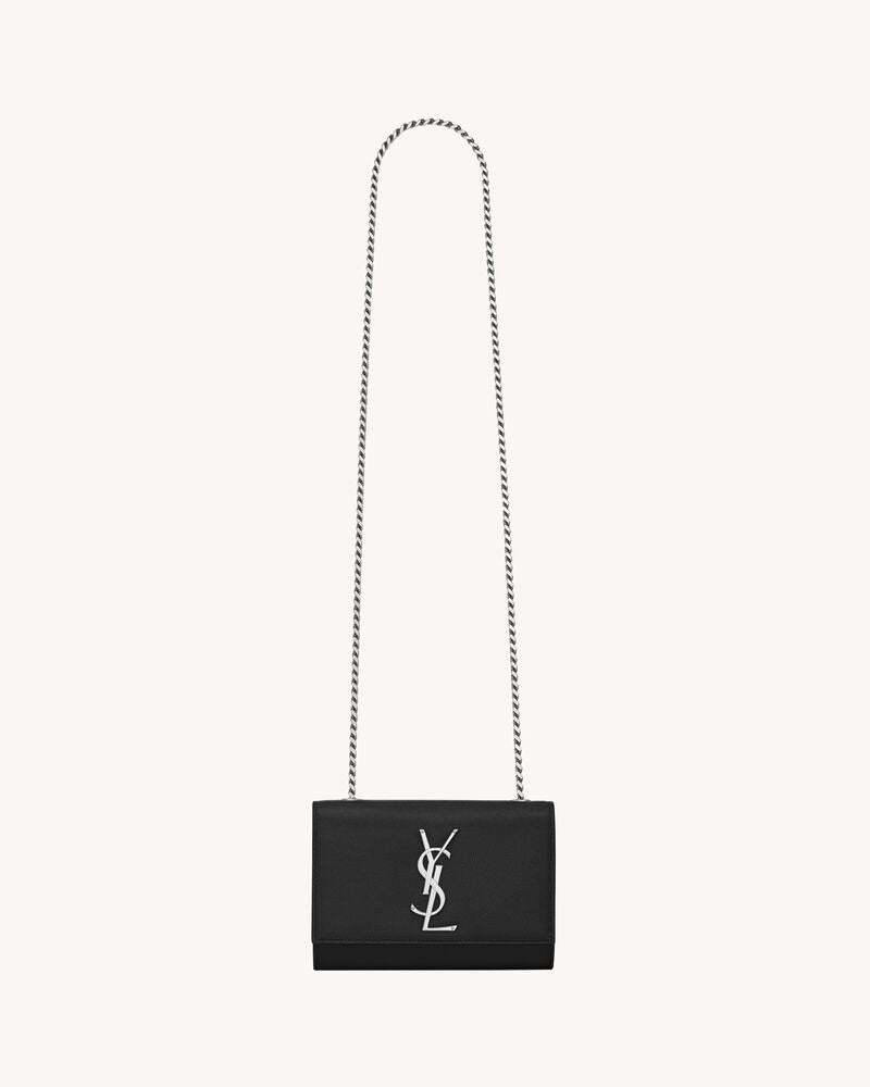 Saint Laurent Kate Small In Grain De Poudre Embossed Leather