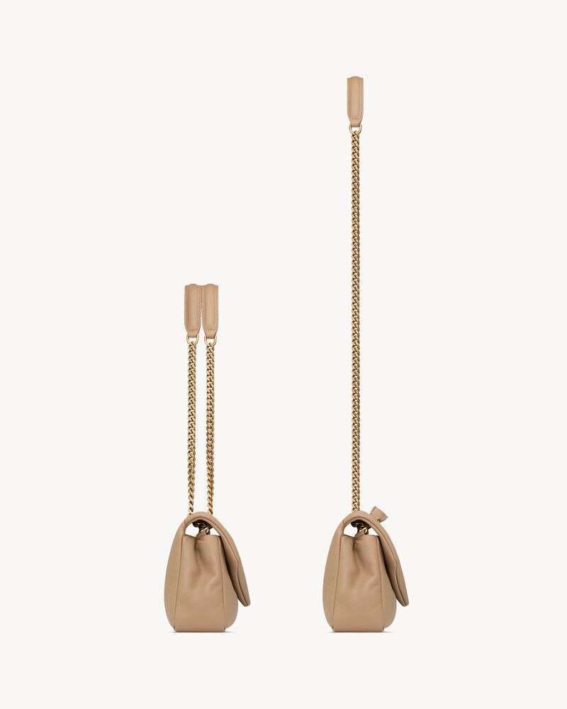 Saint Laurent Calypso Small In Plunged Lambskin