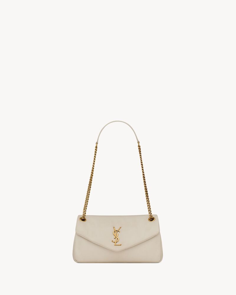 Saint Laurent Calypso Small In Plunged Lambskin