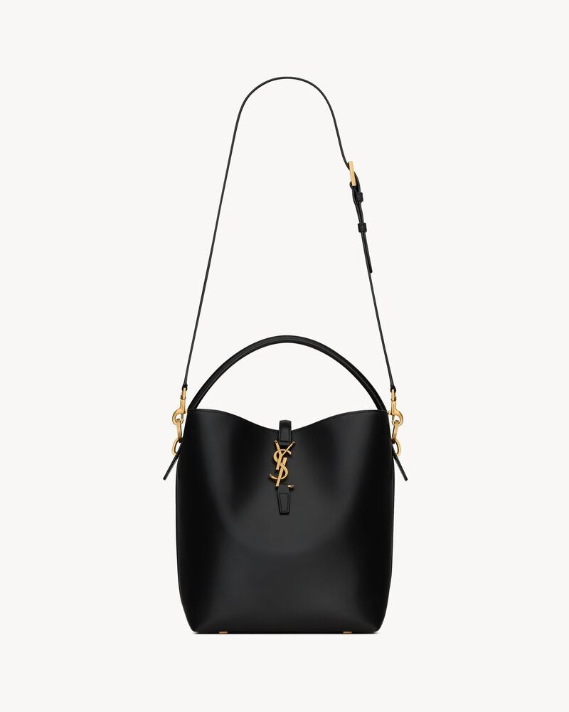 Saint Laurent Le 37 In Shiny Leather