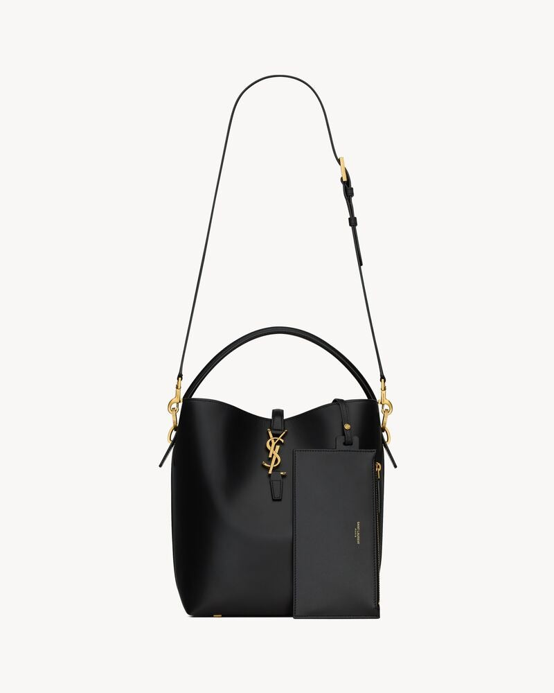 Saint Laurent Le 37 In Shiny Leather