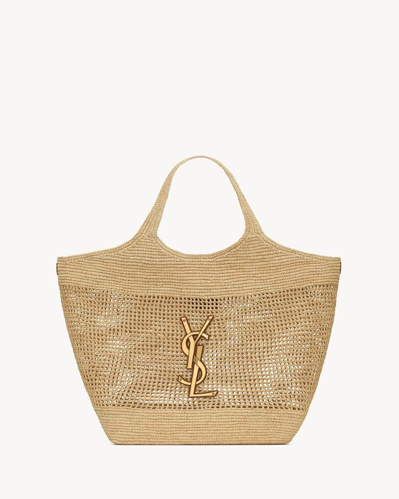 Saint Laurent Icare in Raffia