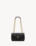 Saint Laurent Loulou Small In Quilted Lambskin