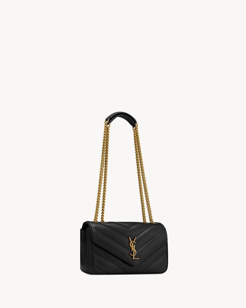 Saint Laurent Loulou Small In Quilted Lambskin