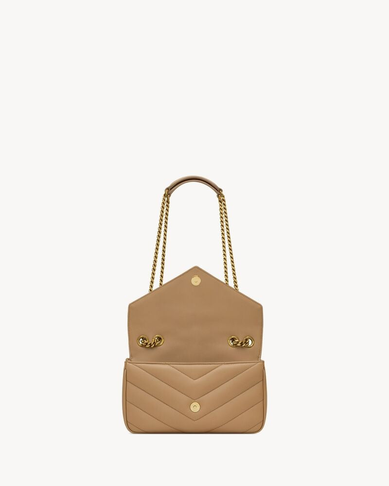 Saint Laurent Loulou Small In Quilted Lambskin