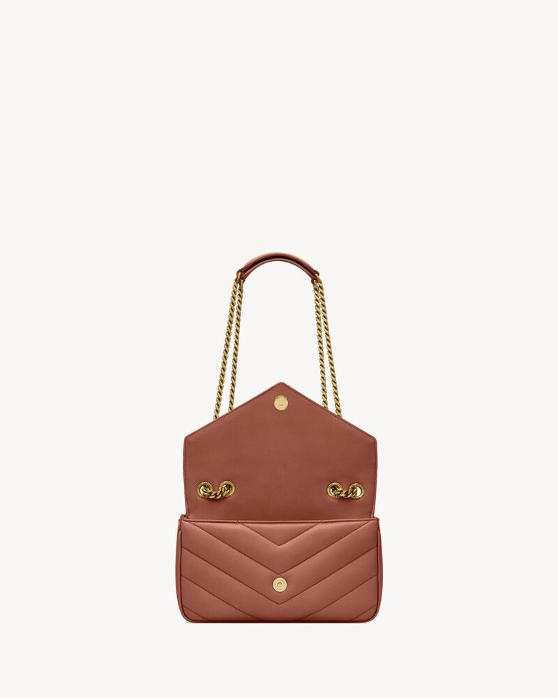 Saint Laurent Loulou Small In Quilted Lambskin