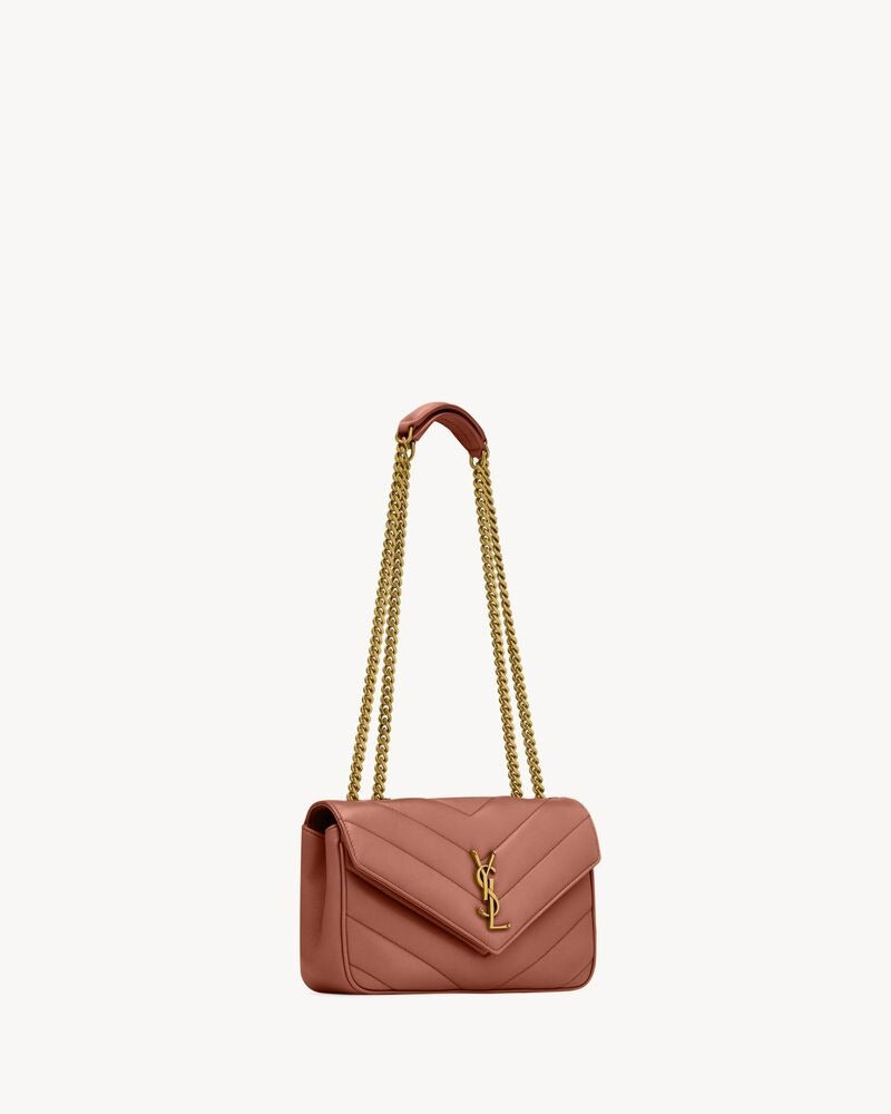 Saint Laurent Loulou Small In Quilted Lambskin