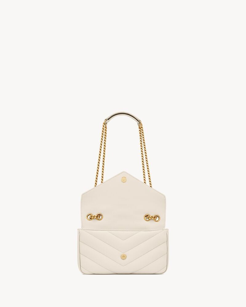 Saint Laurent Loulou Small In Quilted Lambskin