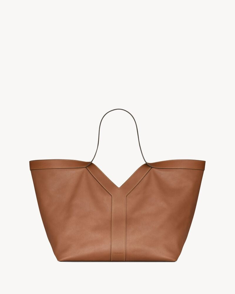 Saint Laurent Y Tote In Leather