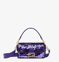 BAGUETTE handbag with sequins