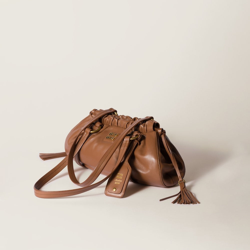 Miu Miu Joie Nappa Leather Bag