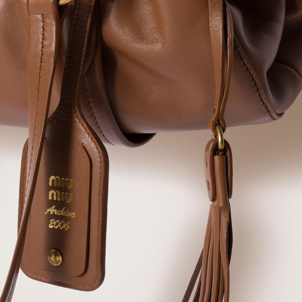 Miu Miu Joie Nappa Leather Bag