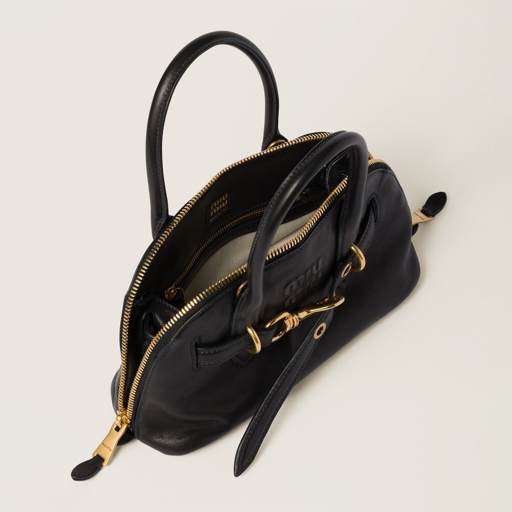 Miu Miu Aventure Nappa Leather Top-Handle Bag