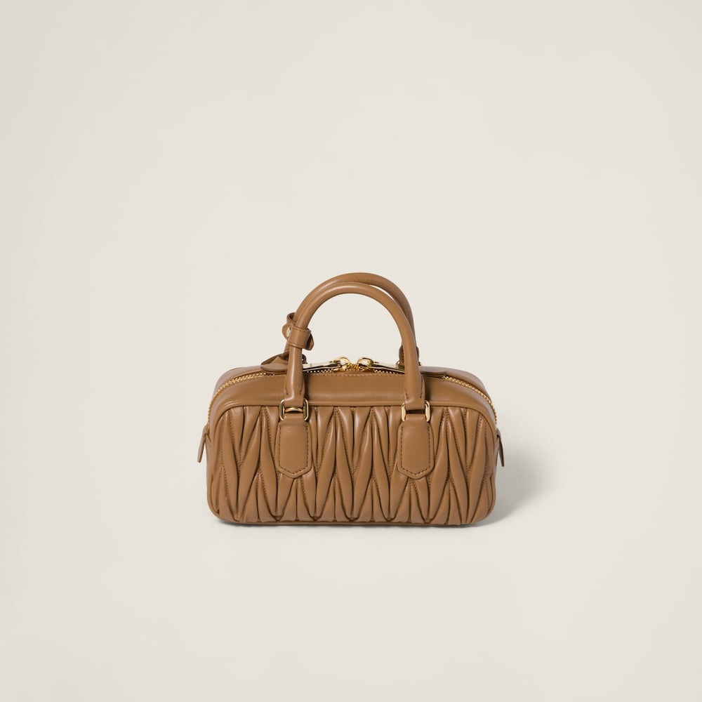 Miu Miu Arcadie Matelassé Nappa Leather Bag
