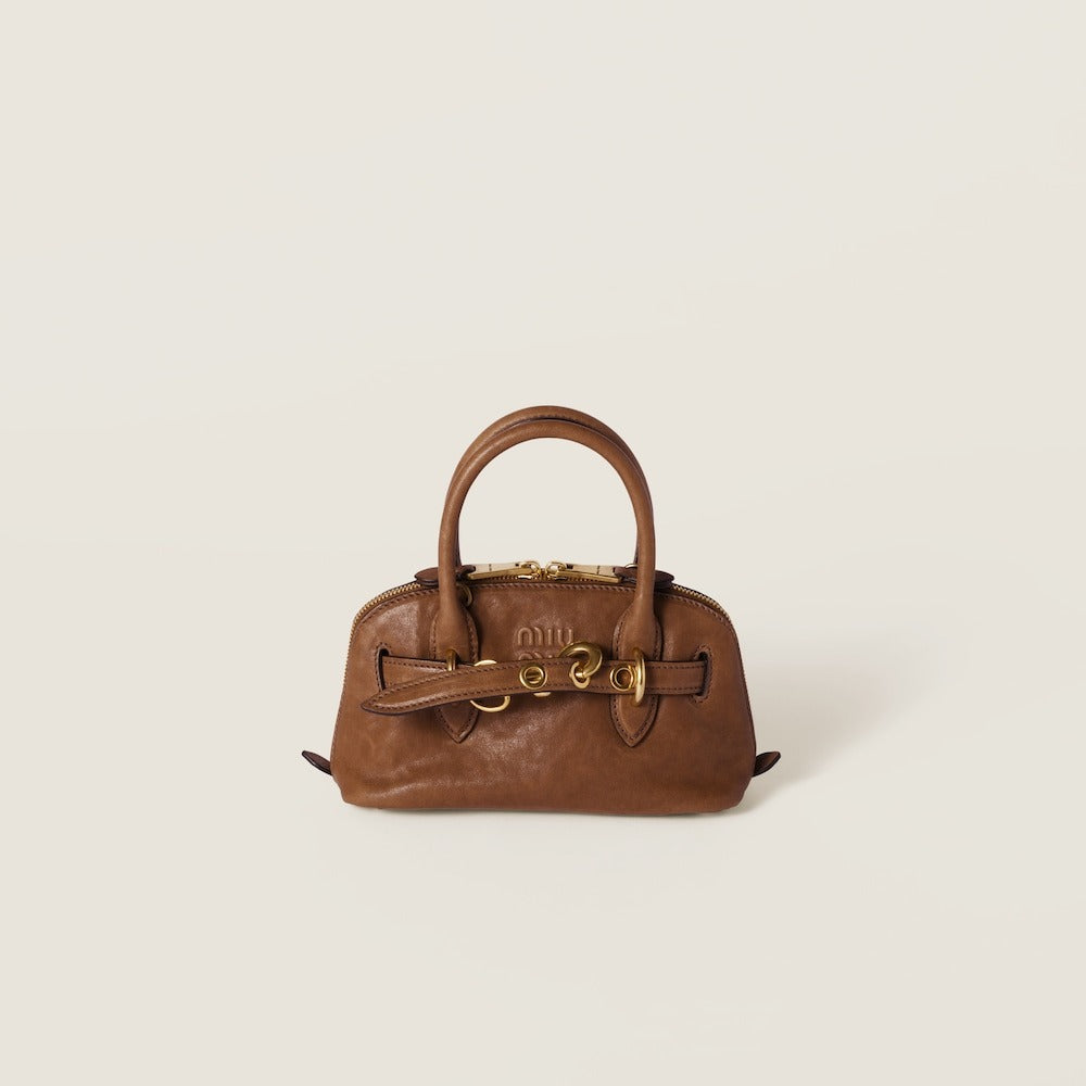 Miu Miu Aventure Mini Nappa Leather Bag