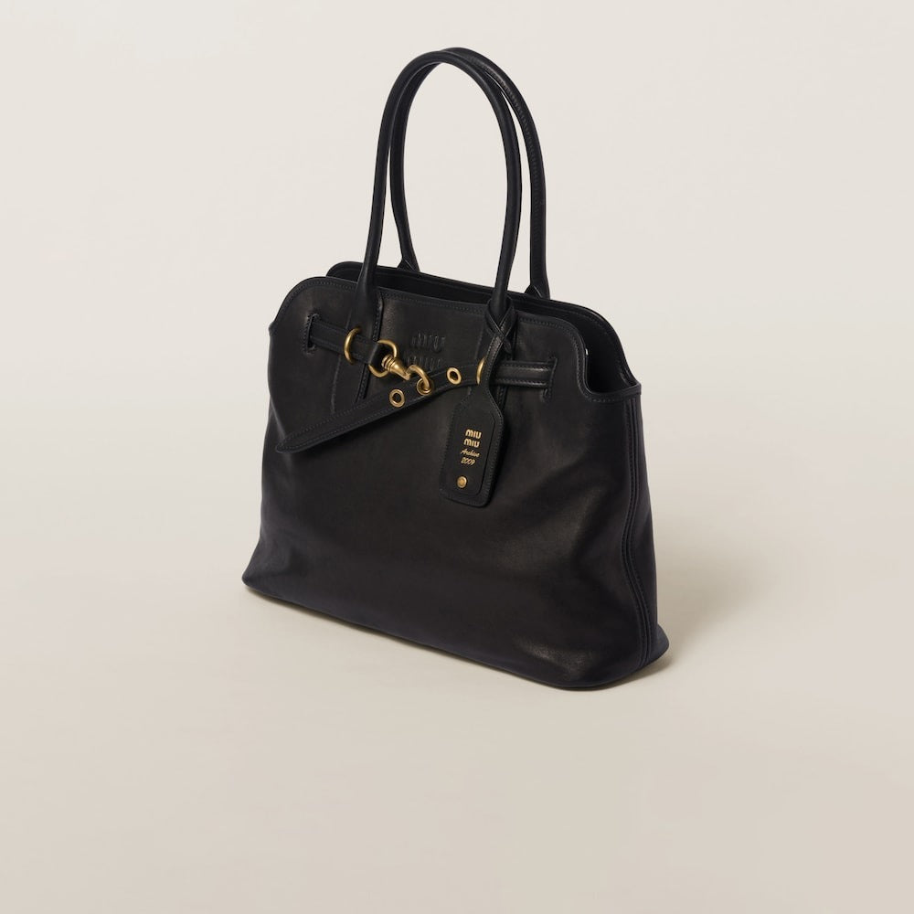 Miu Miu Aventure Nappa Leather Bag