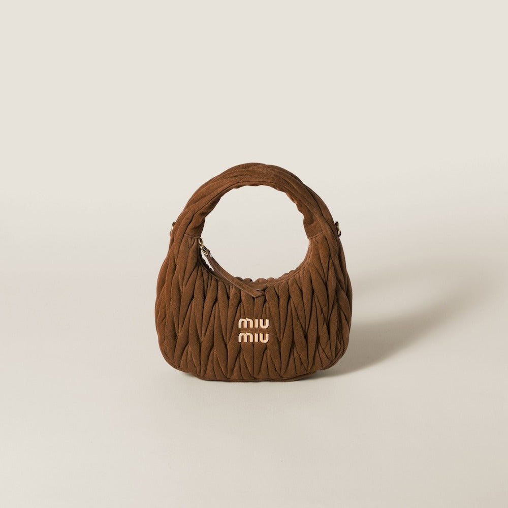 Miu Miu Wander Matelassé Satin Mini-Bag