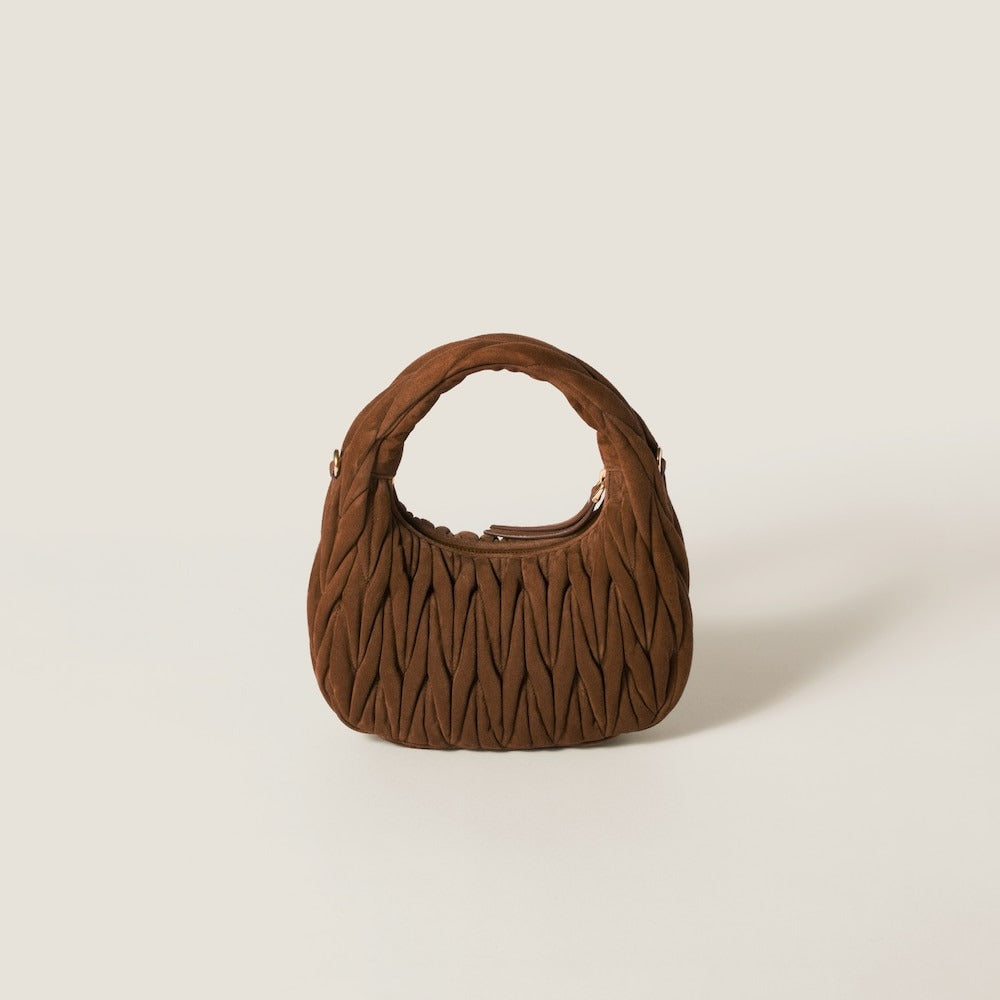Miu Miu Wander Matelassé Satin Mini-Bag