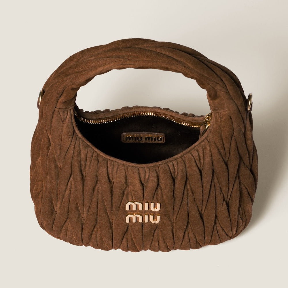 Miu Miu Wander Matelassé Satin Mini-Bag