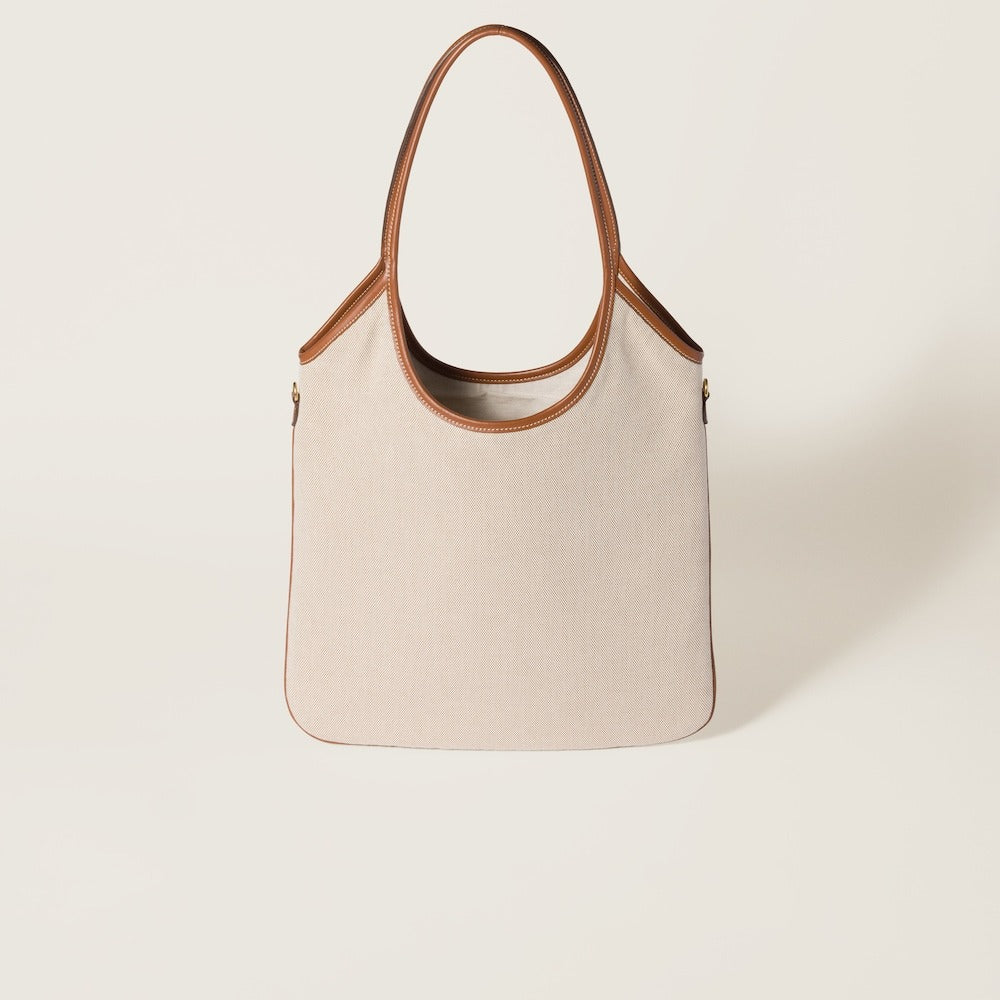 Miu Miu IVY Canvas And Leather Bag