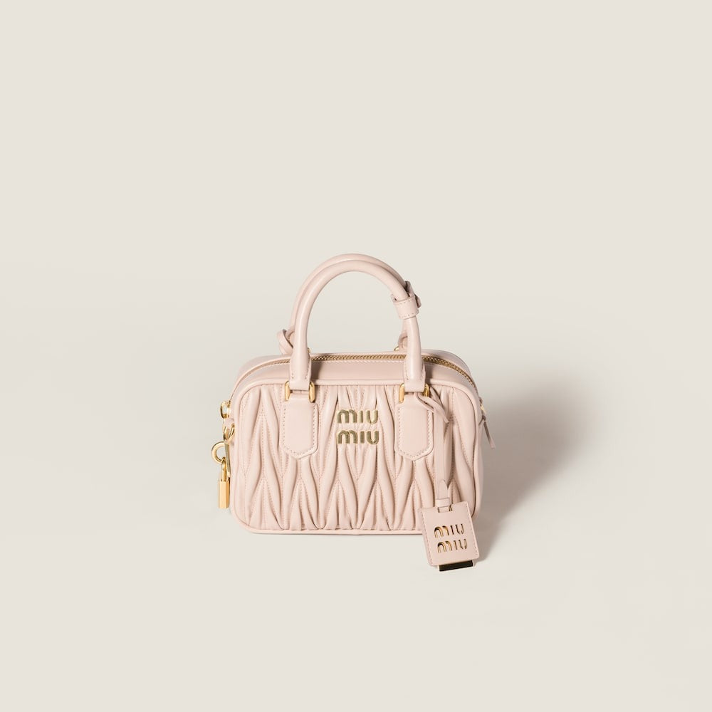 Miu Miu Arcadie Matelassé Nappa Leather Bag