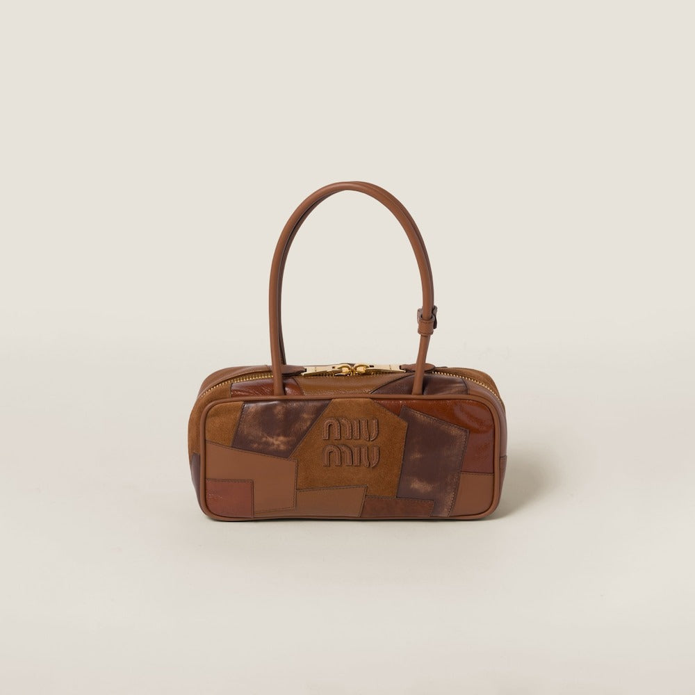 Miu Miu Beau Leather Patchwork Bag