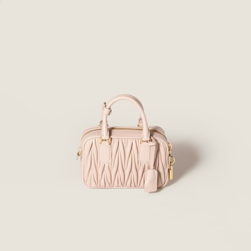Miu Miu Arcadie Matelassé Nappa Leather Bag