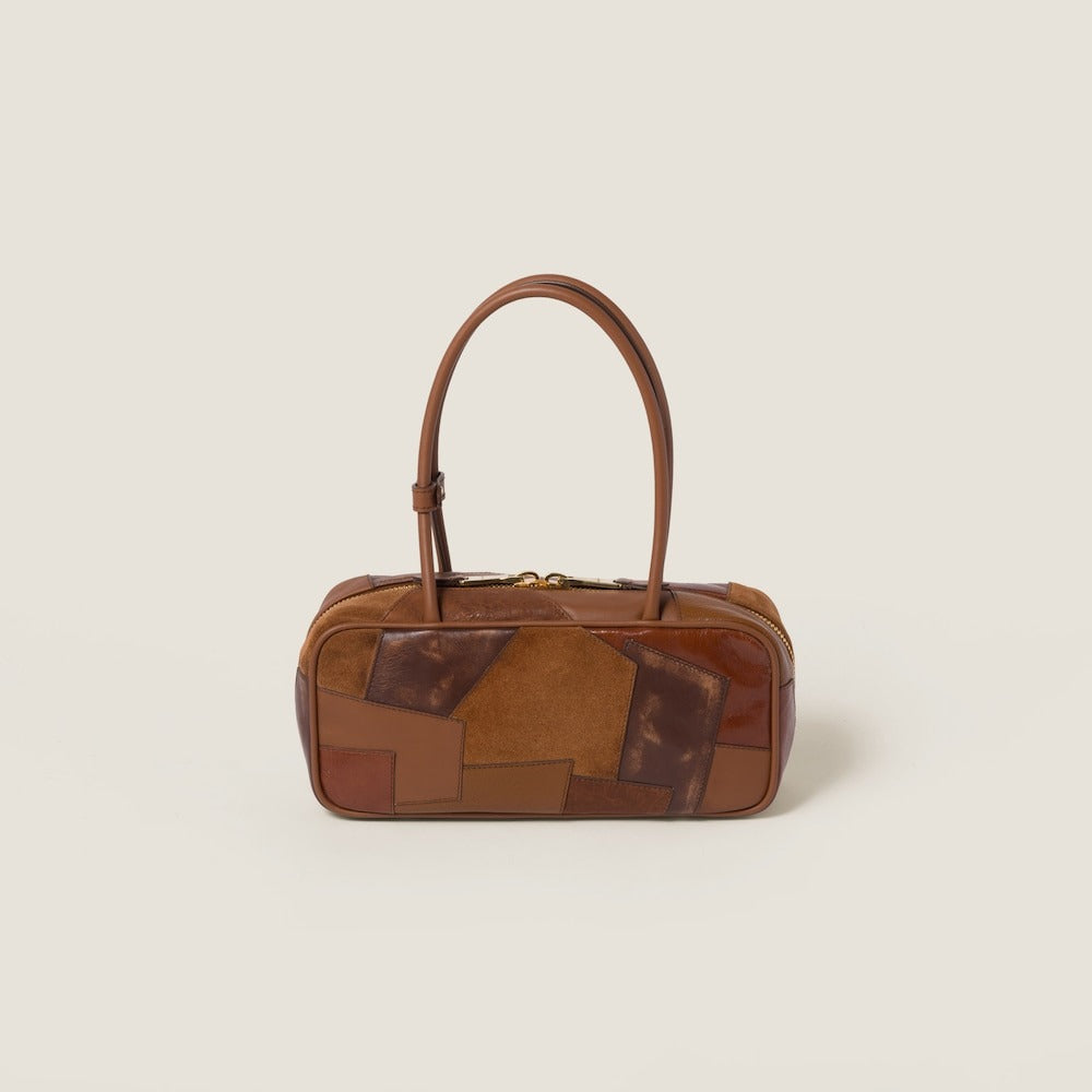 Miu Miu Beau Leather Patchwork Bag