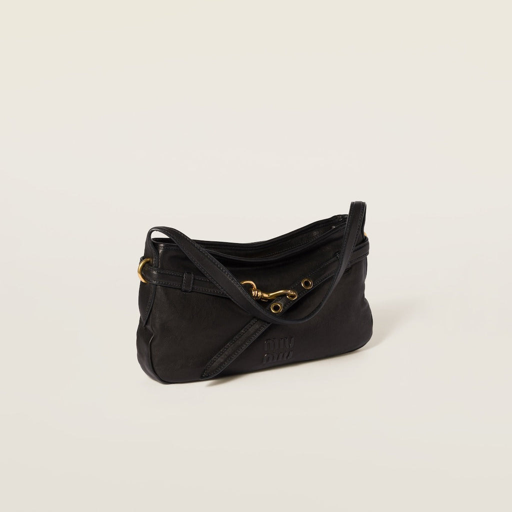 Miu Miu Aventure nappa leather bag