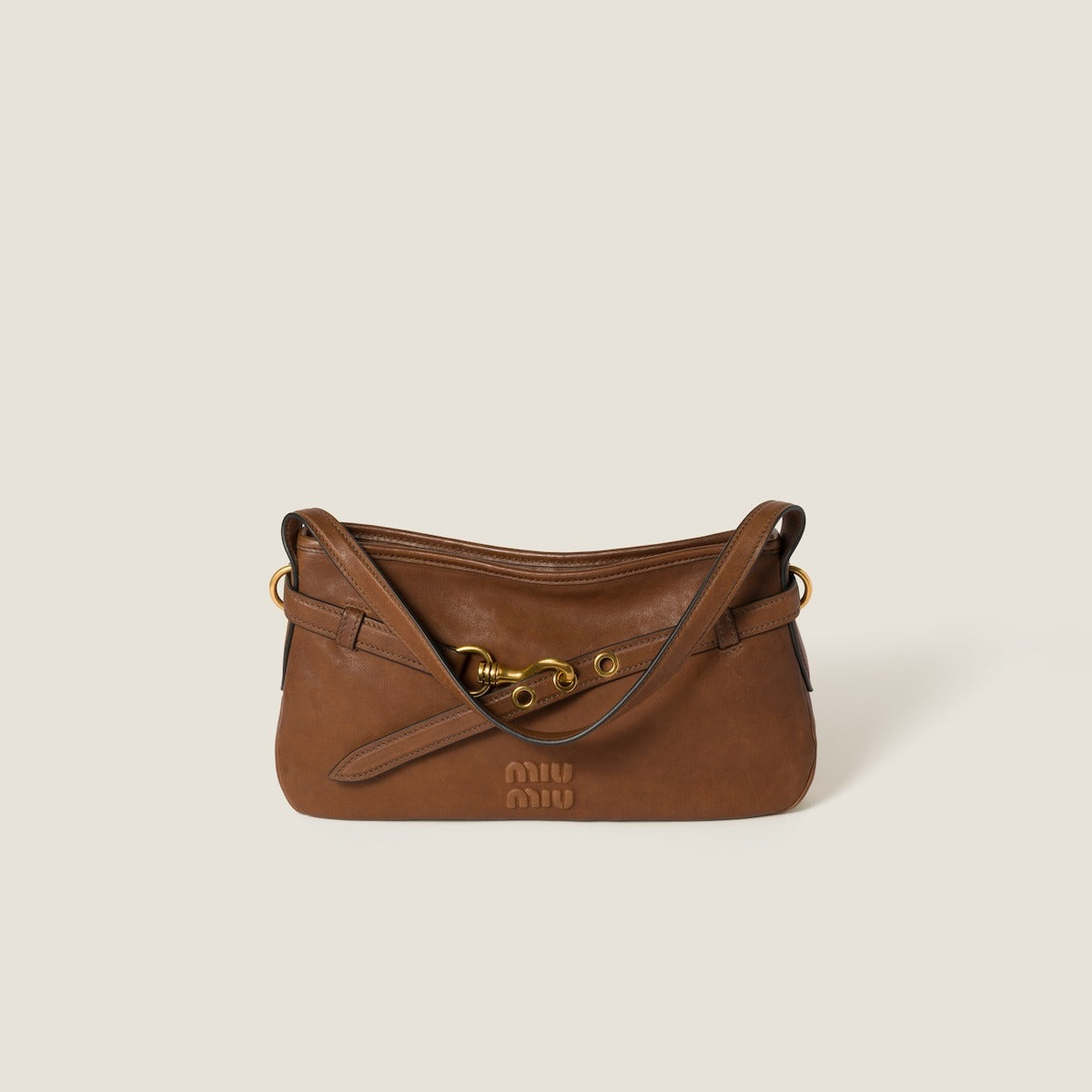 Miu Miu Aventure nappa leather bag