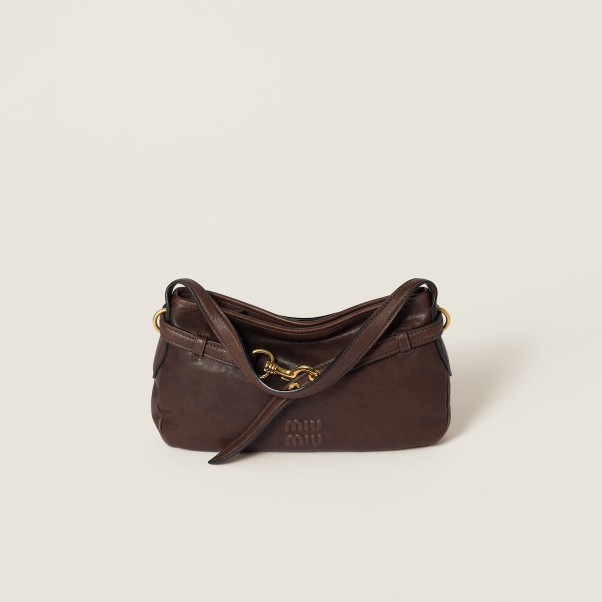 Miu Miu Aventure nappa leather bag