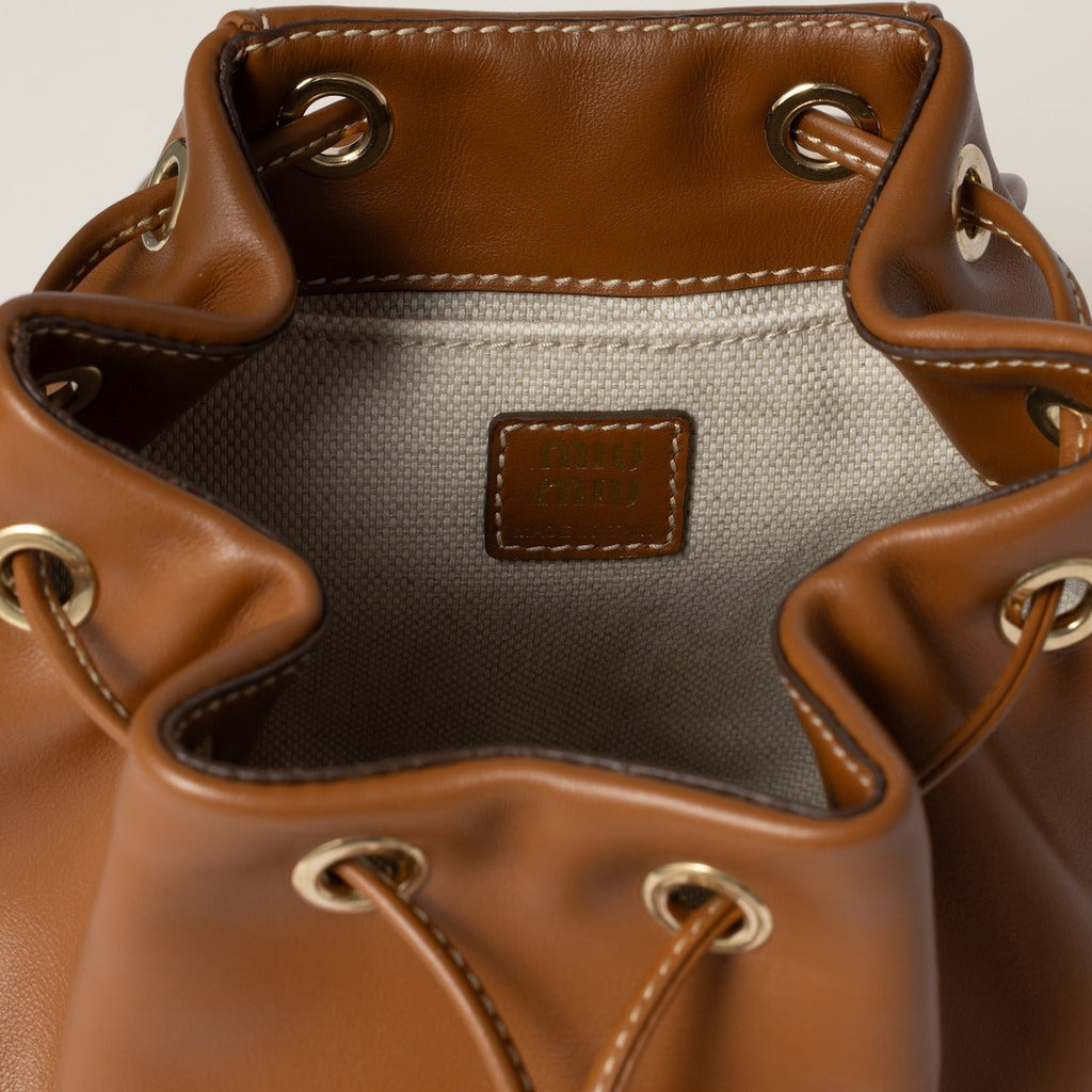 Miu Miu Leather Backpack