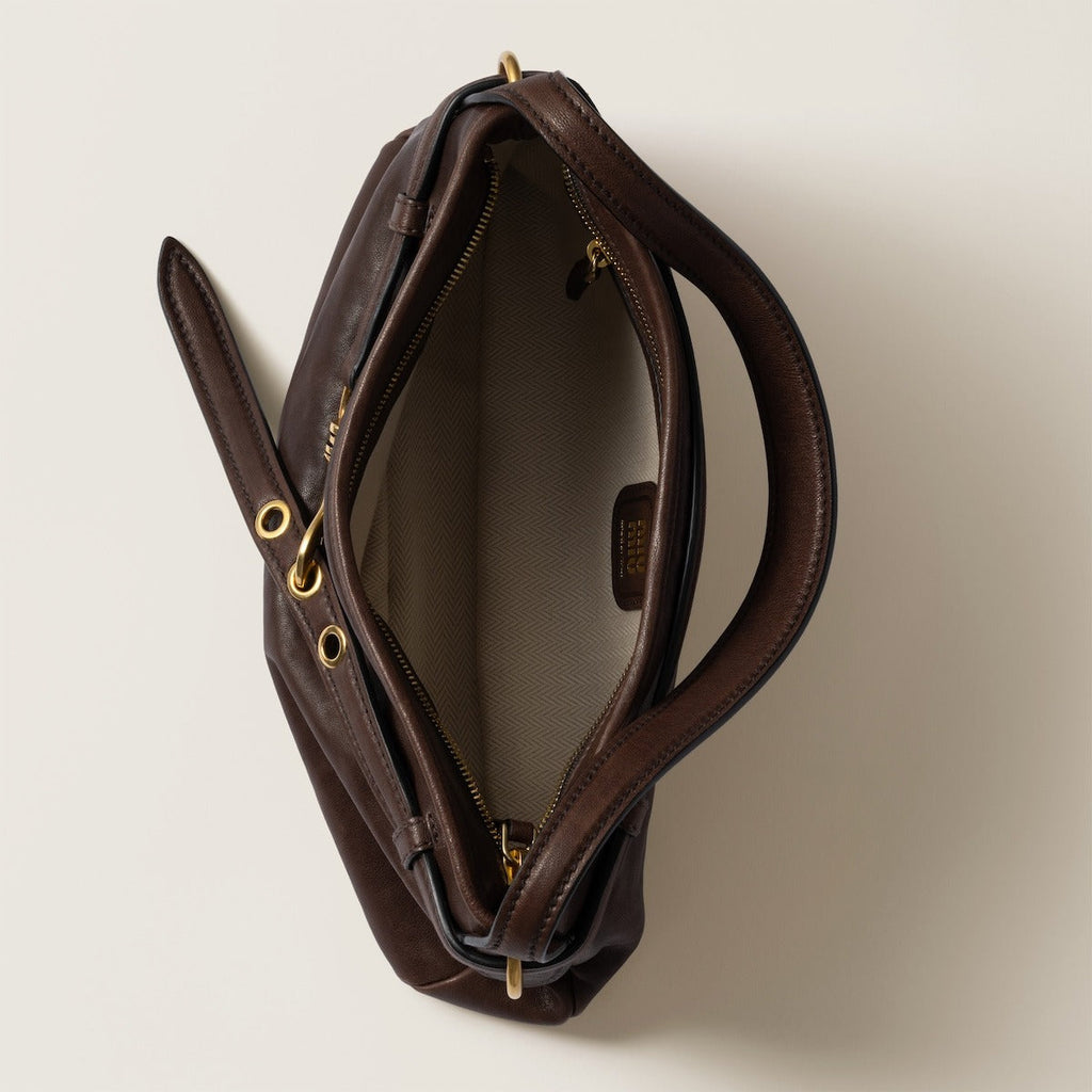 Miu Miu Aventure nappa leather bag