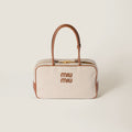 Miu Miu Beau Canvas and leather Bag