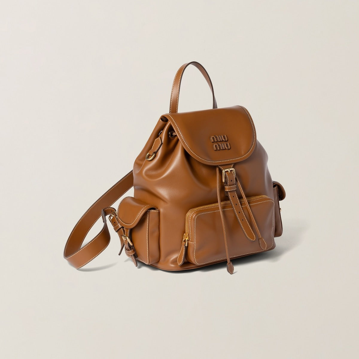Miu Miu Leather Backpack