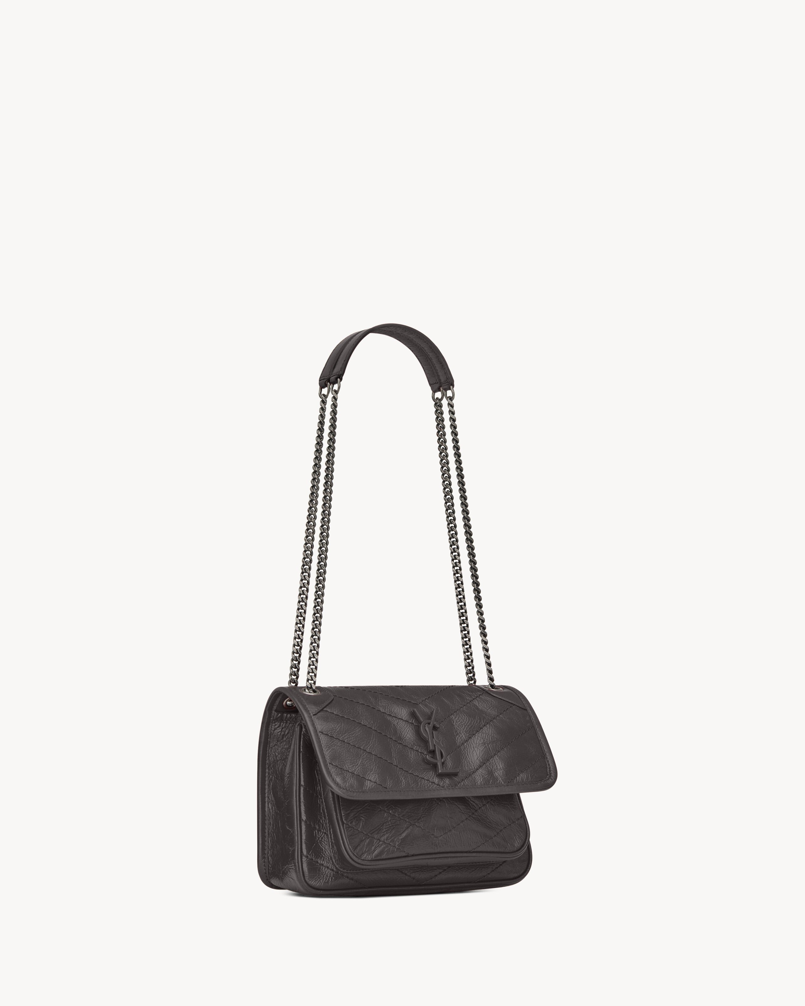 Saint Laurent Niki Baby In Vintage Leather