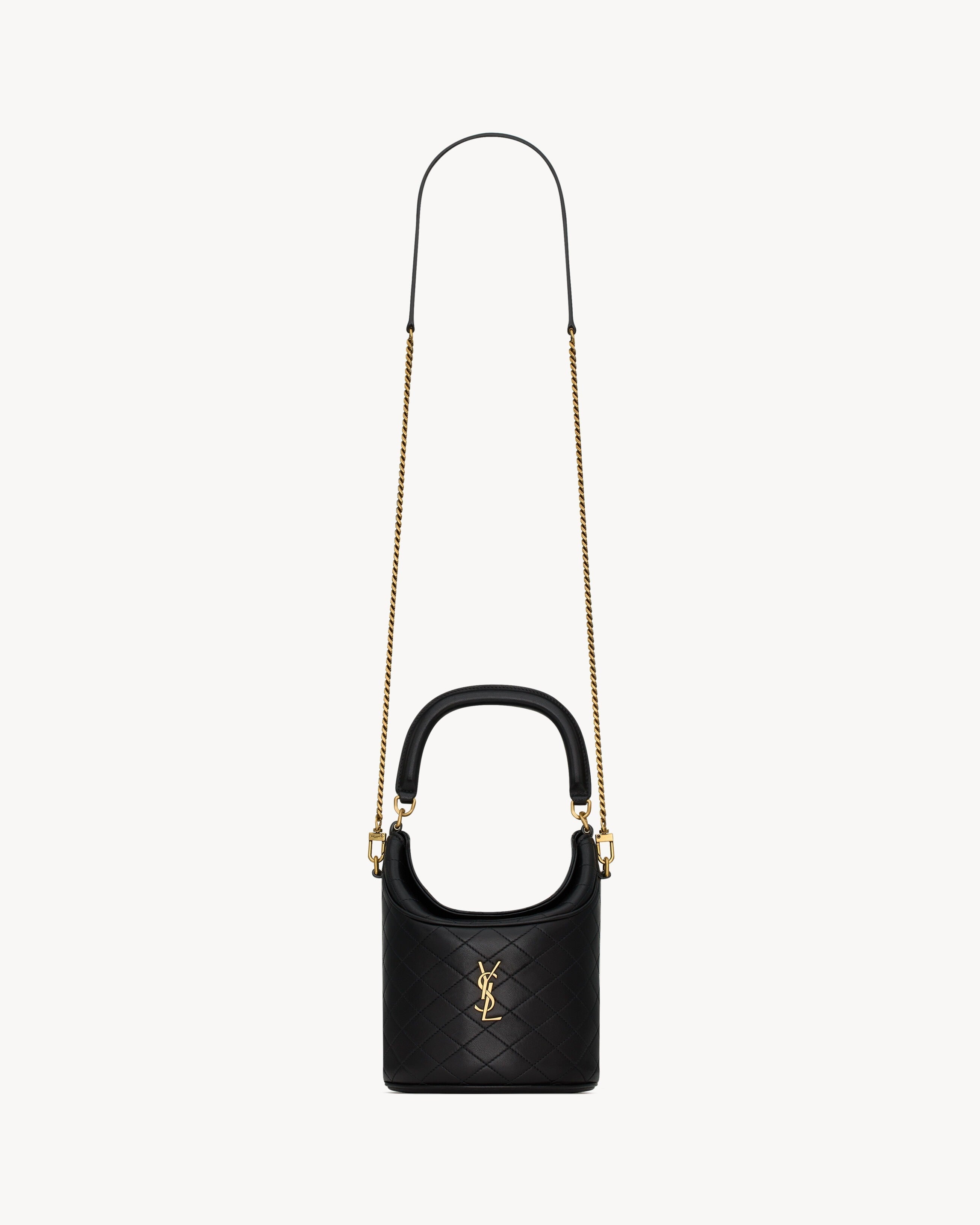 Saint Laurent GABY bucket bag in lambskin