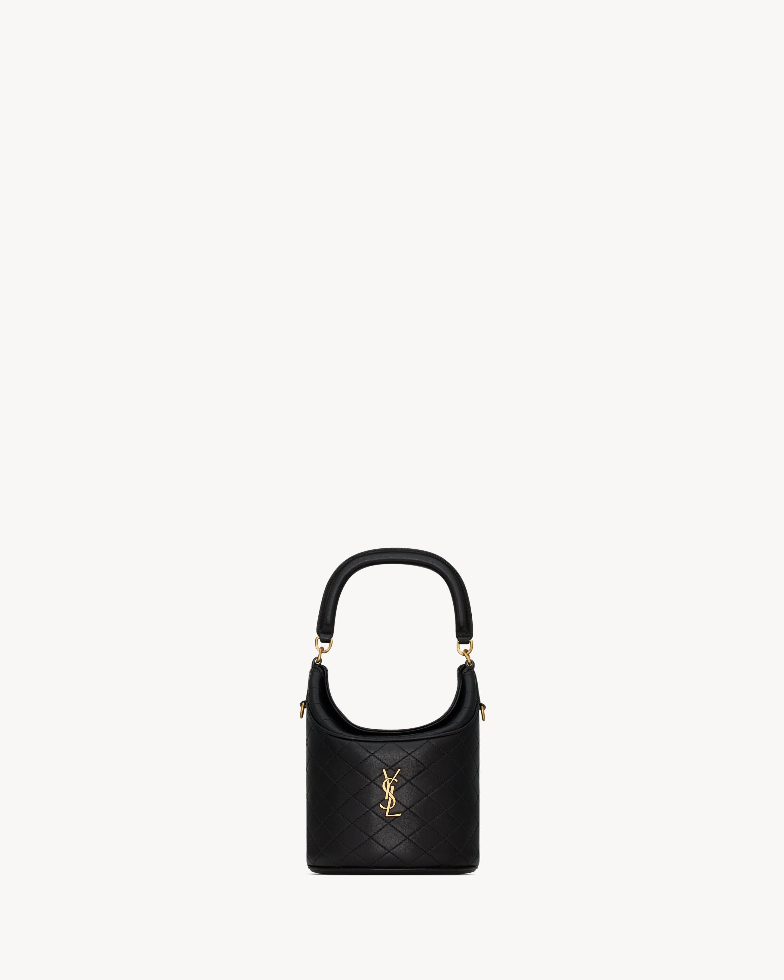 Saint Laurent GABY bucket bag in lambskin
