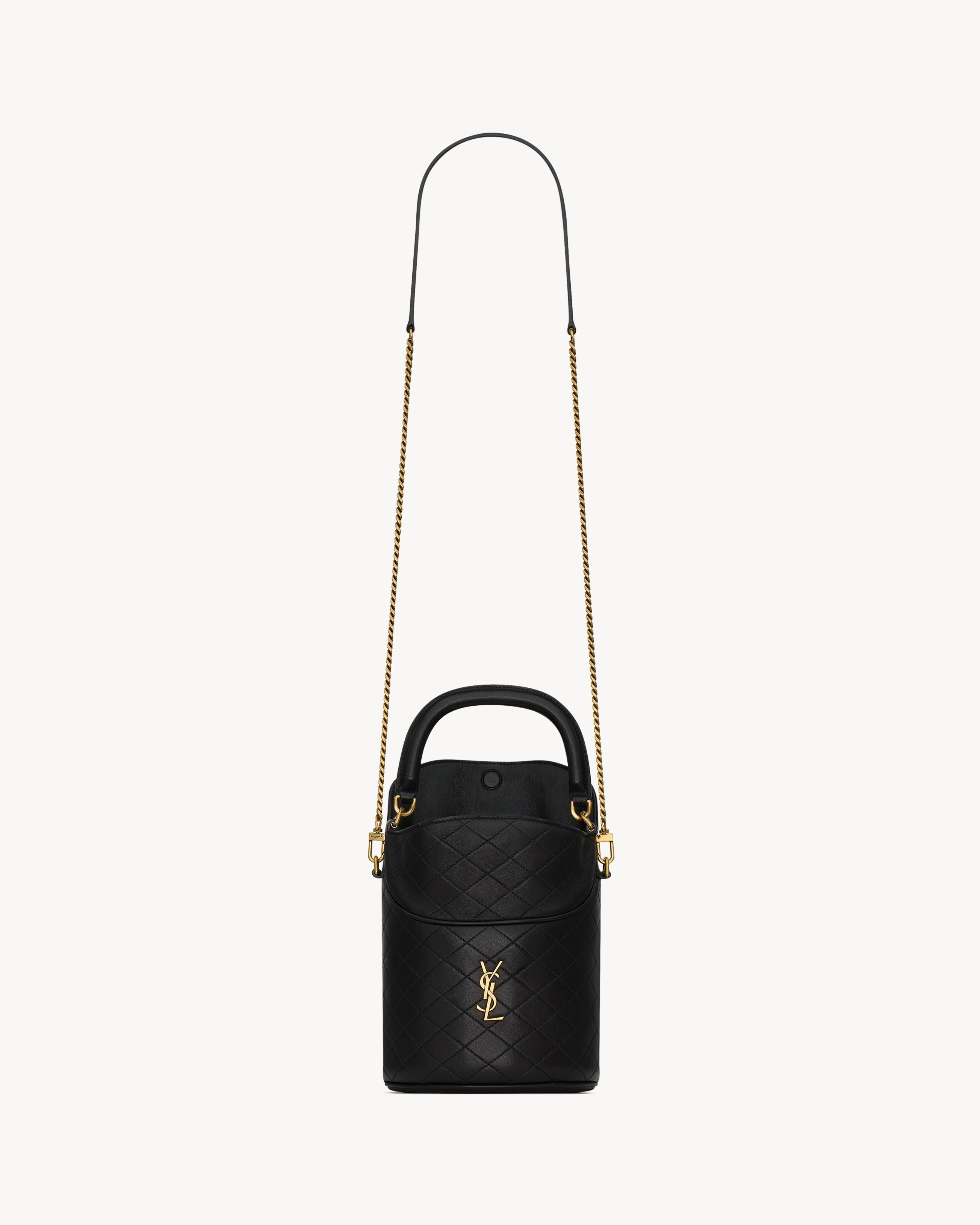 Saint Laurent GABY bucket bag in lambskin