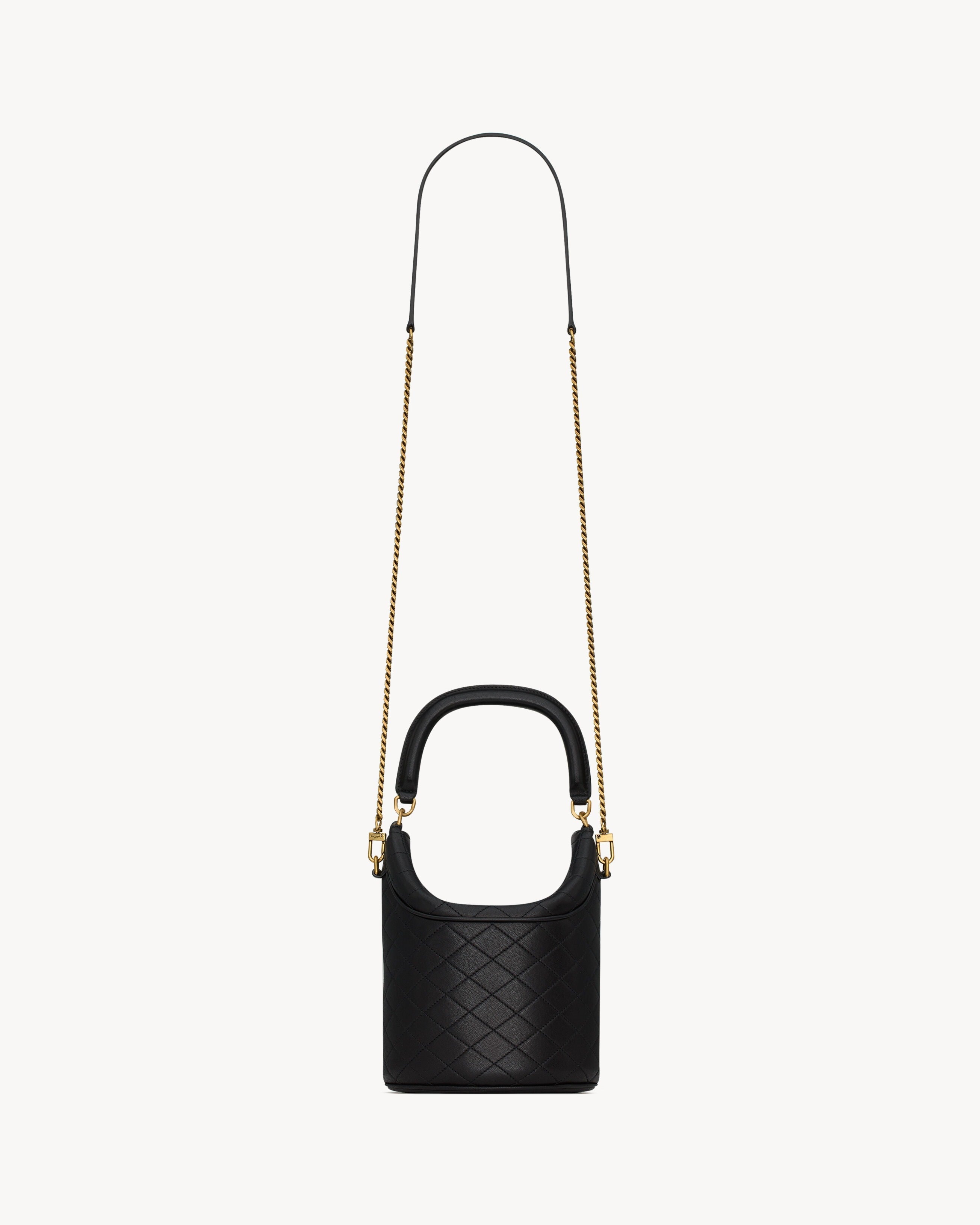 Saint Laurent GABY bucket bag in lambskin