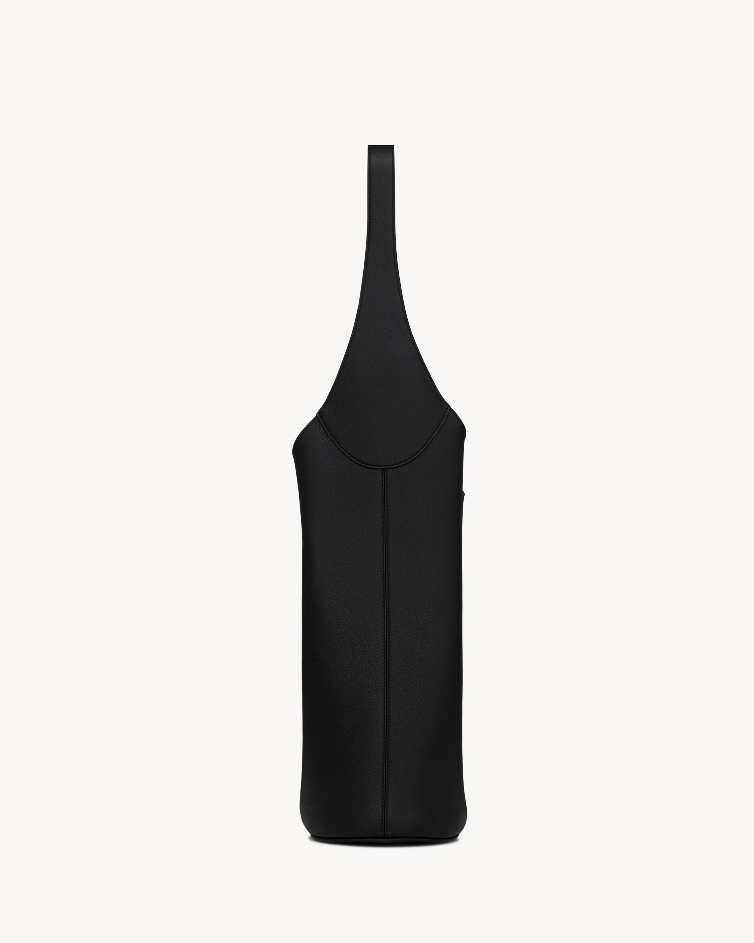Saint Laurent LE 5 À 7 Hobo In Grained Leather