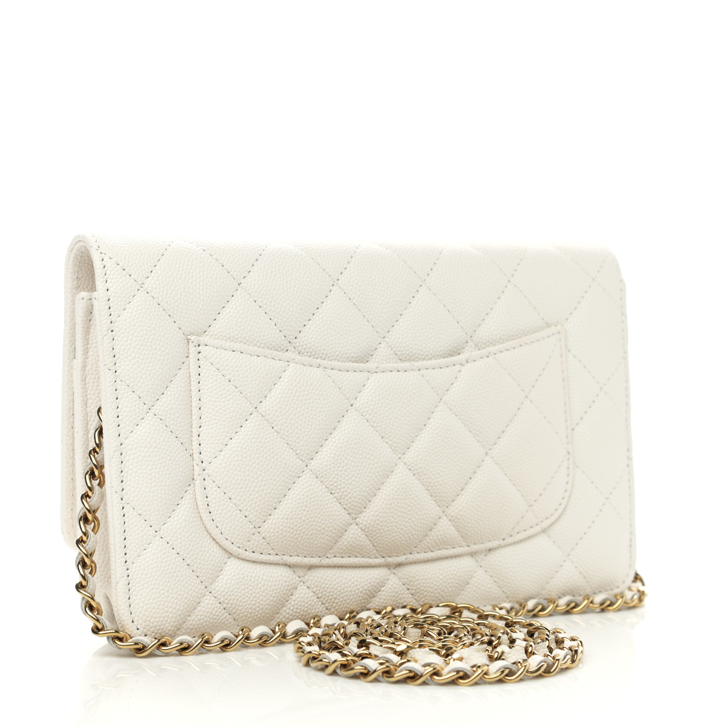 Classic Wallet on Chain Lambskin Gold Hardware