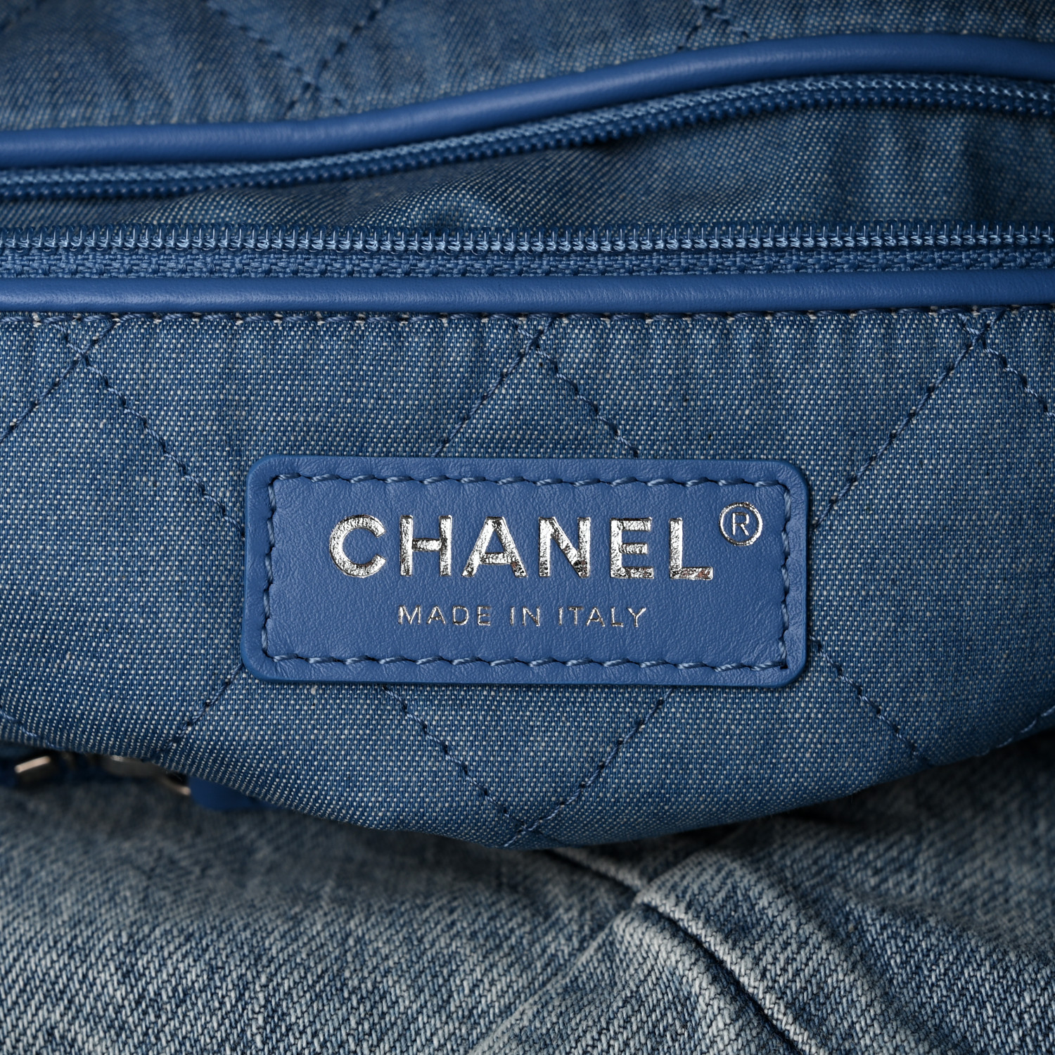 Blue Denim Quilted 22 Small