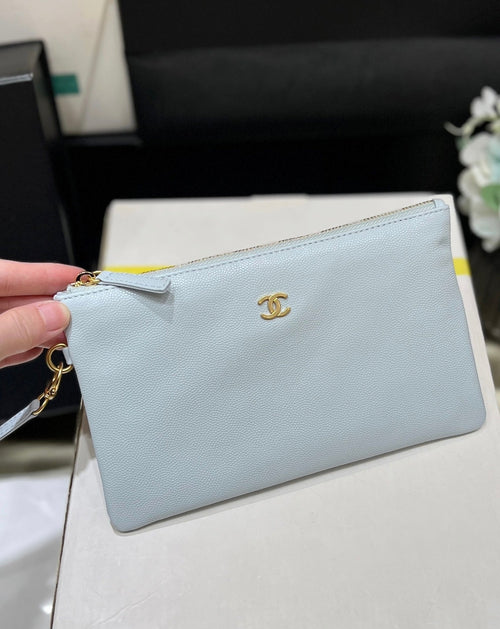 Bag Cloud Blue Grained Calfskin